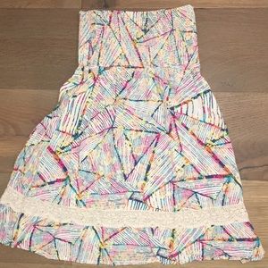 roxy strapless girls dress/cover up